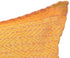 Artisan Hand Loomed Cotton Square Pillow - Yellow Diamond Design - 24" - ARCADIA HOME